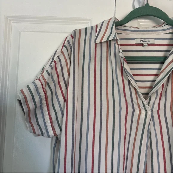 Madewell Colorful Stripe Cotton Top - Picture 4 of 11